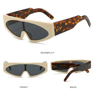 Womans Y2K Dicusph Conjoined Sunglasses